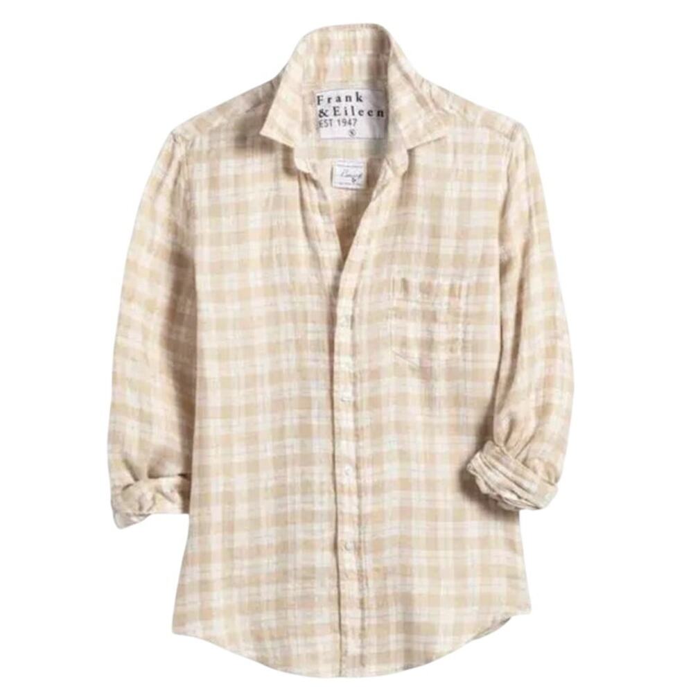 Frank & Eileen Barry Plaid Shirt Size Small